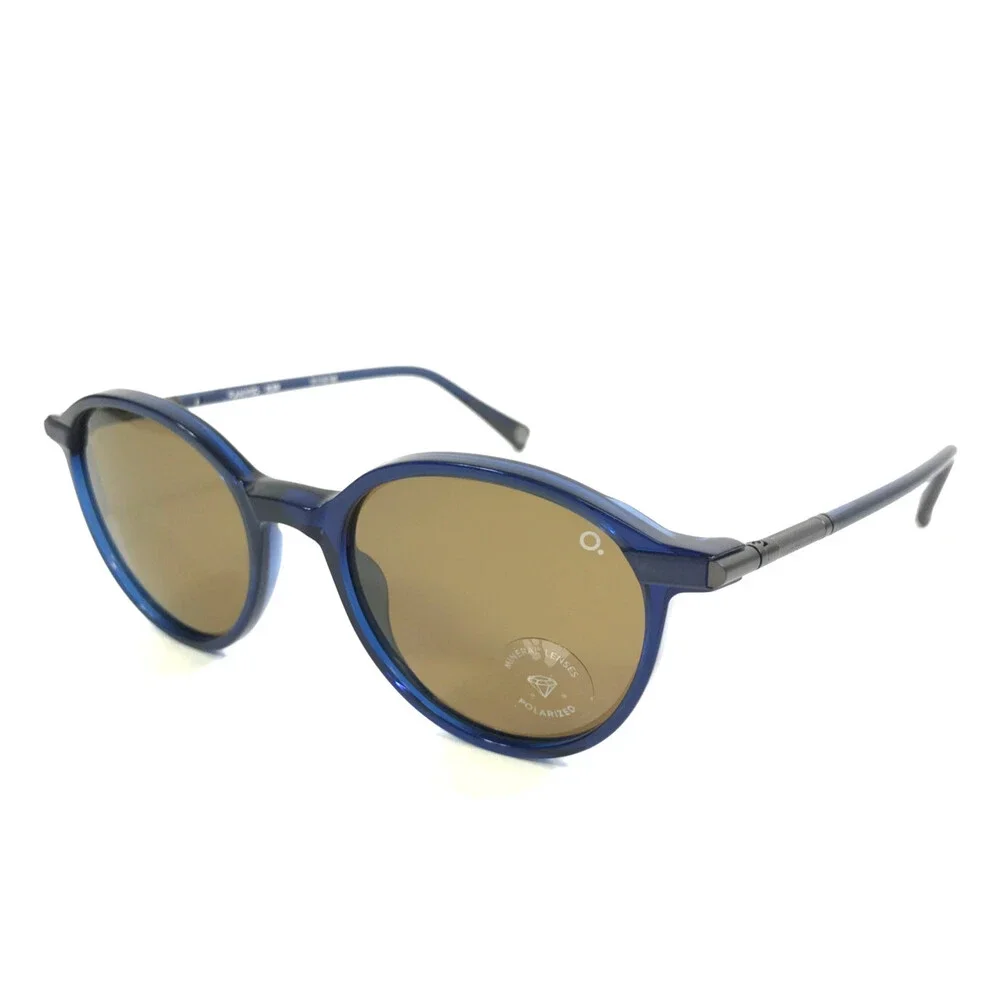 Etnia Barcelona Sunglasses FLAMINGO BLBR Blue Brown Frames with Brown Polarized